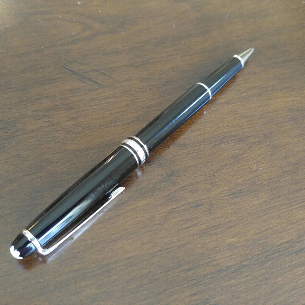Mont Blanc Meisterstuck Rollerball Pen w 1 refill